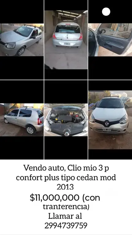 Renault Clio Mío 3P Confort Plus  2013 - foto 3