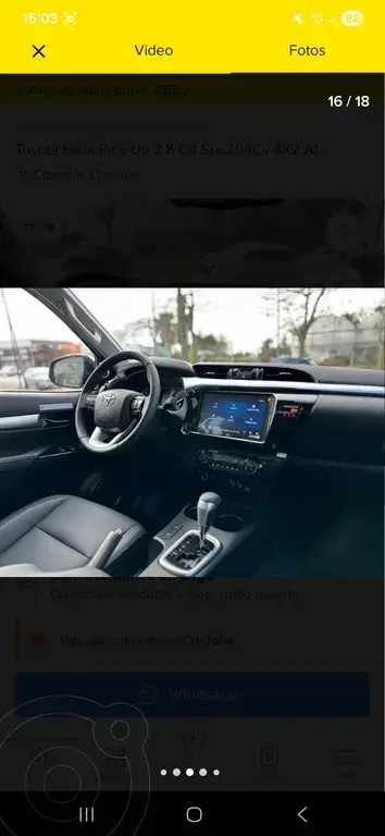 Toyota Hilux 4X4 Cabina Doble Srx 2.8 Tdi Aut  2025 - foto 3