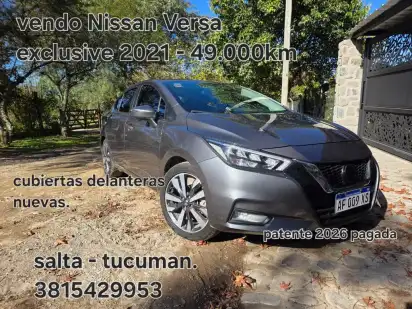 Nissan Versa Exclusive Aut  2021 - foto 1