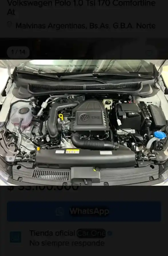 Volkswagen Polo 1.0 Tsi 170 Comfortline At 2026 - foto 3