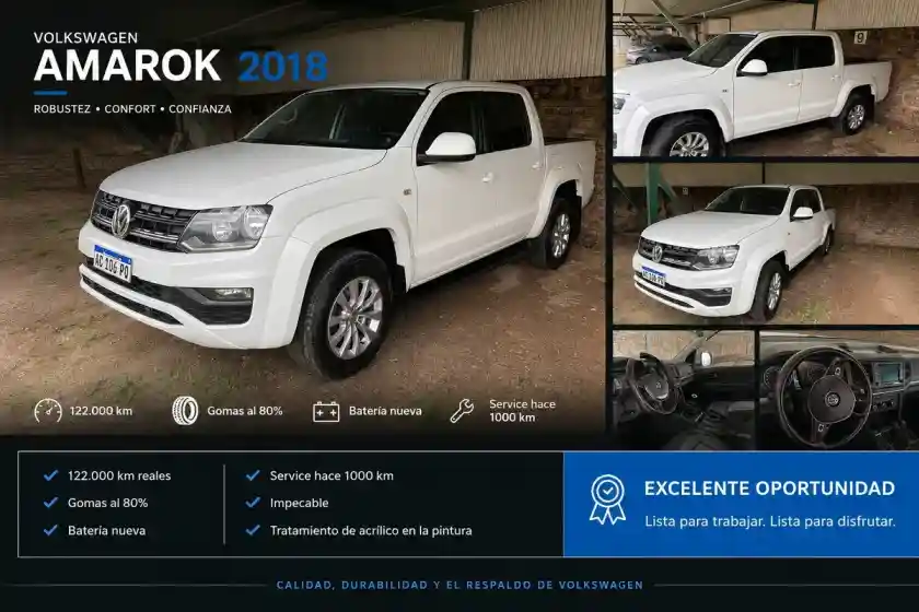 Volkswagen Amarok 2.0 Cd Tdi 180Cv Comfortline 2018 - foto 2