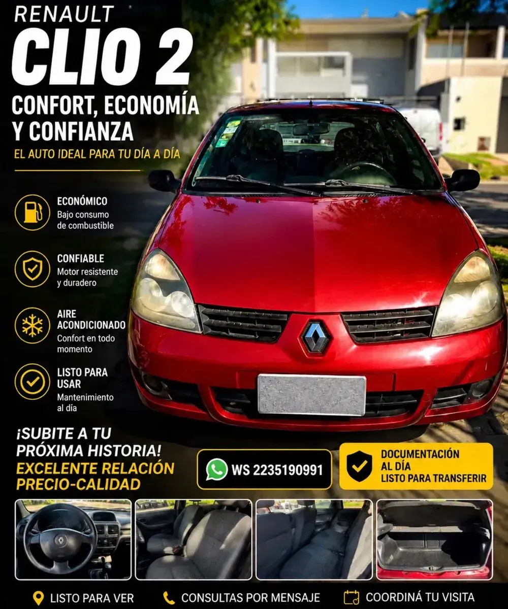 Renault Clio 1.2 Mío Authentique 2012 - foto 1