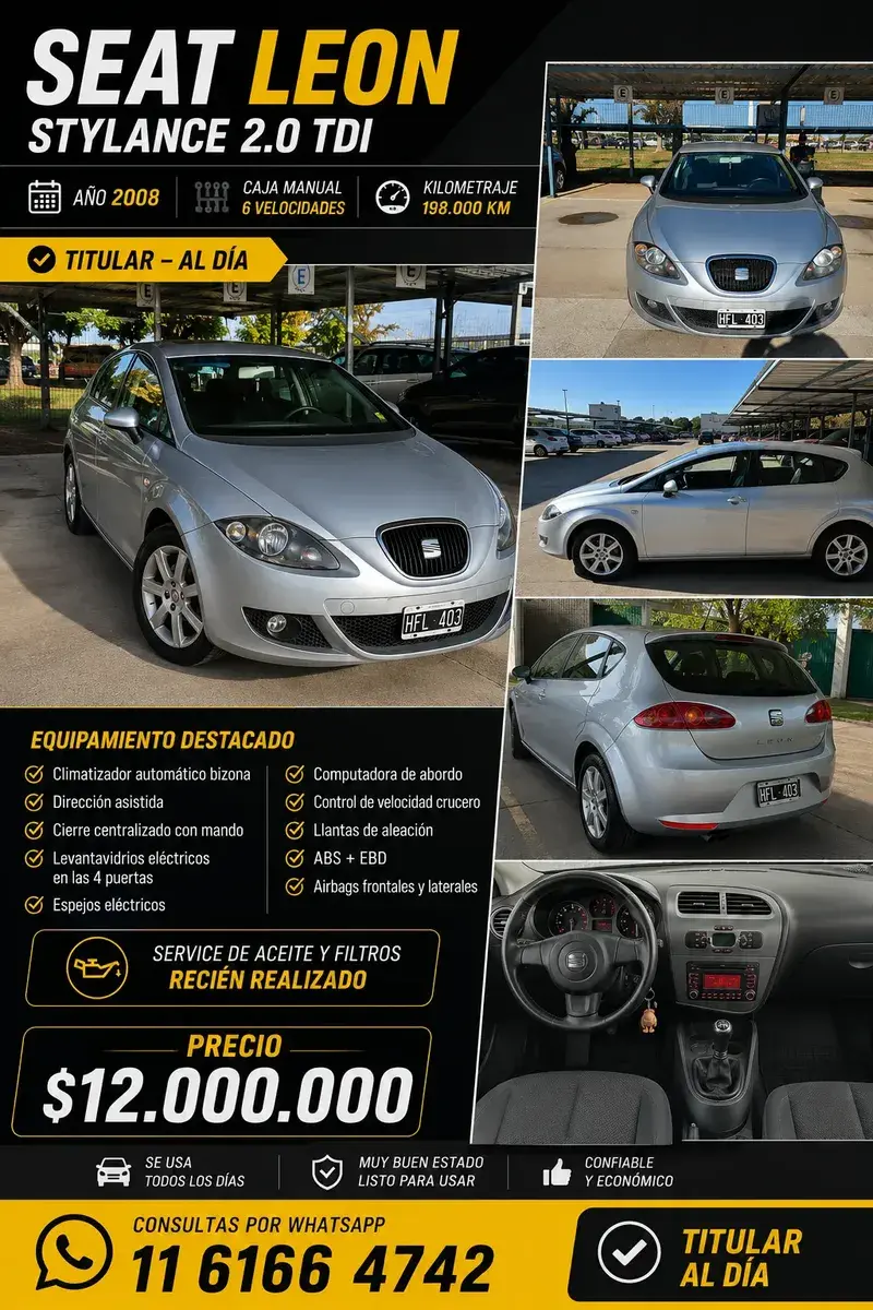 Seat Leon 2.0 I Manual 140Cv 2008 - foto 1