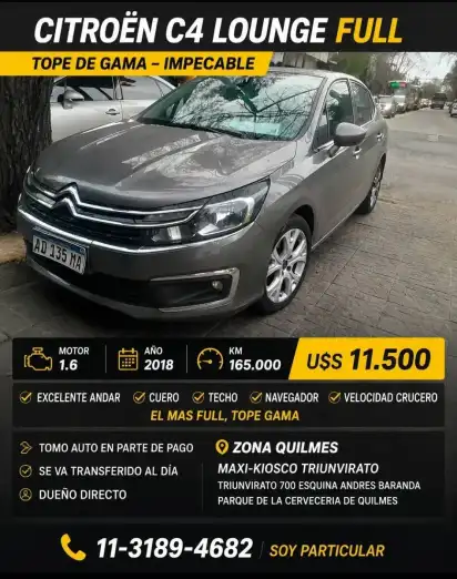 Citroën C4 Lounge 1.6 Hdi 115 Feel Pack 2018 - foto 1