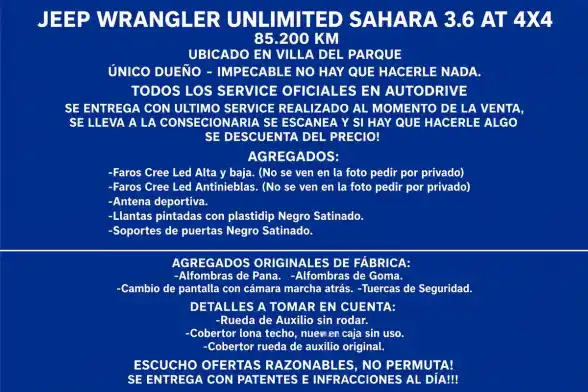 Jeep Wrangler 3.6 Unlimited Sahara 4X4 At8 2019 - foto 4