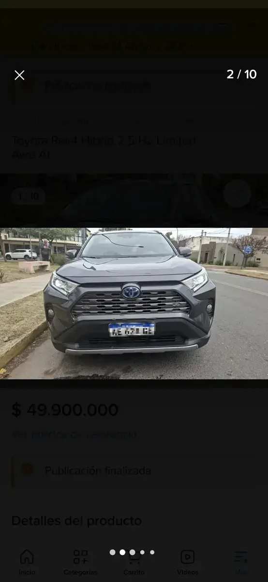 Toyota Rav4 Hibrid 2.5 Hv Limited Awd At 2021 - foto 2