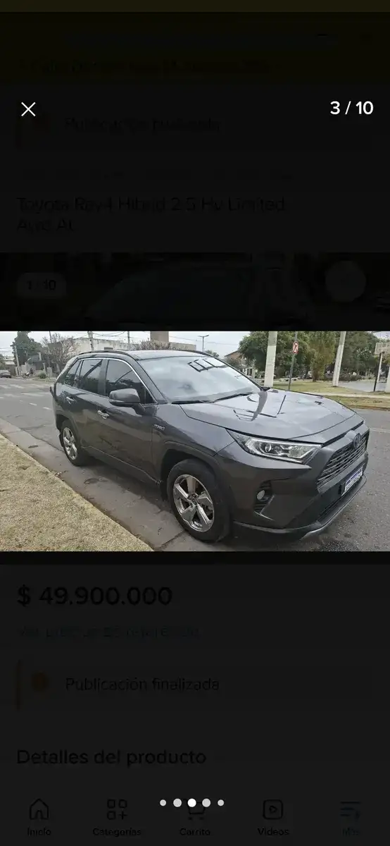 Toyota Rav4 Hibrid 2.5 Hv Limited Awd At 2021 - foto 3
