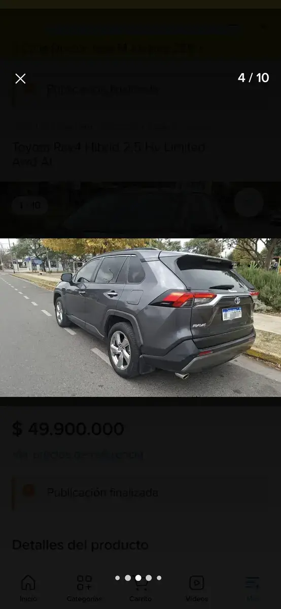 Toyota Rav4 Hibrid 2.5 Hv Limited Awd At 2021 - foto 4