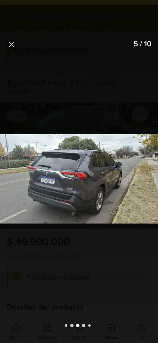 Toyota Rav4 Hibrid 2.5 Hv Limited Awd At 2021 - foto 5