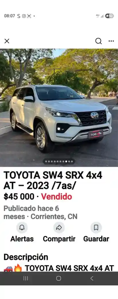Toyota Sw4 Srx 4X4 At 2023 - foto 1
