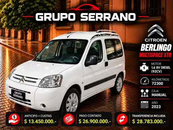 Citroën Berlingo Multispace 1.6 Xtr Hdi 92 Am18 2023 - foto 1