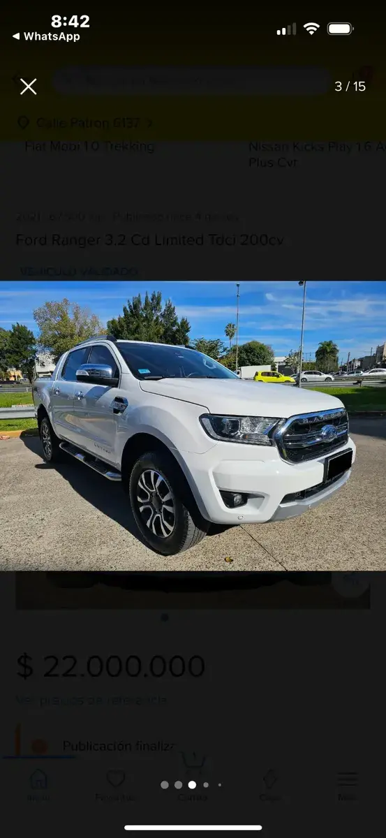Ford Ranger 3.2 Cd Xlt Tdci 200Cv Automática 4X4 2021 - foto 1