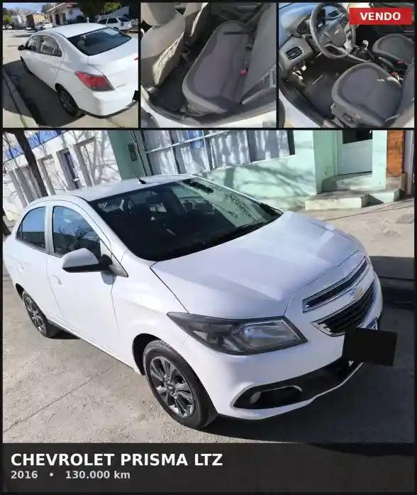 Chevrolet Prisma 1.4 Ltz 98Cv 2016 - foto 1
