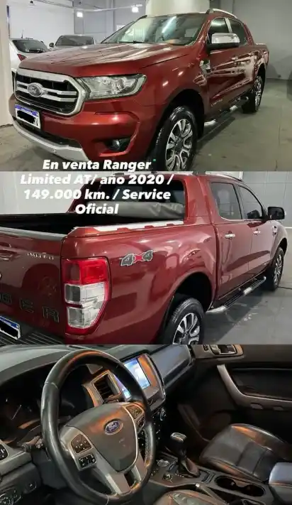 Ford Ranger 3.2 Cd Limited Tdci 200Cv Automática 2020 - foto 2