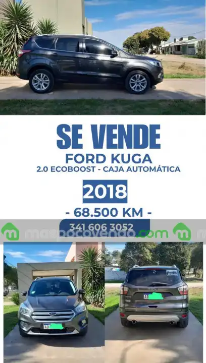 Ford kuga Vendo Impecable! - foto 1