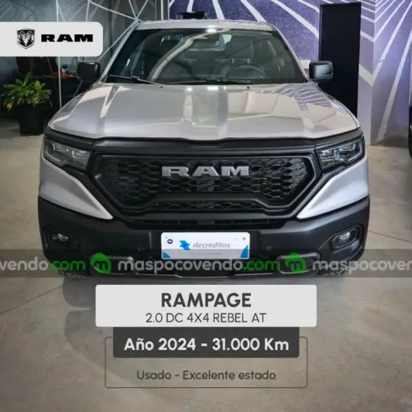 Ram Rampage Rebel 2.0T 4X4 At9 2024  2024 - foto 1
