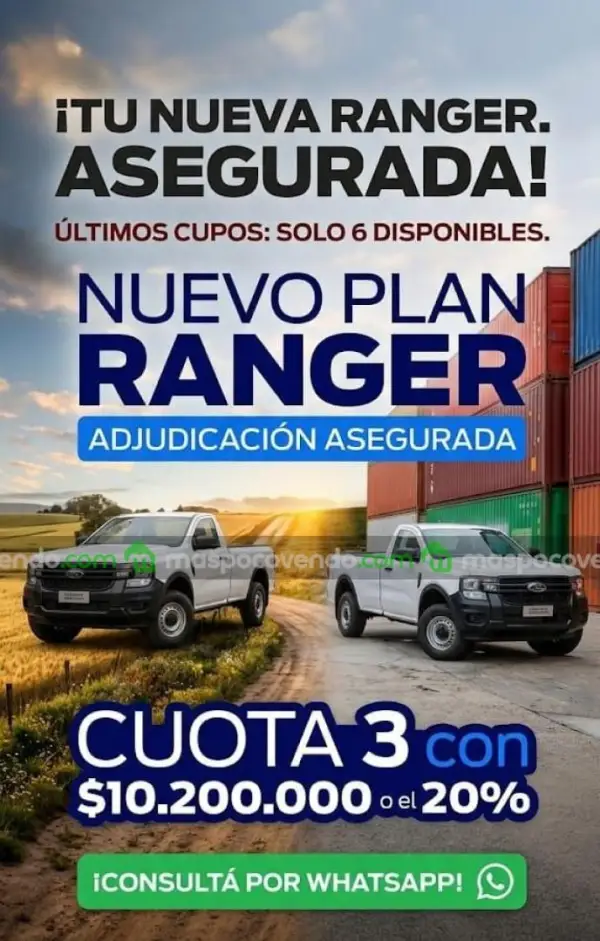 Ford Ranger 0km entrega $10.200.000 0 - foto 1