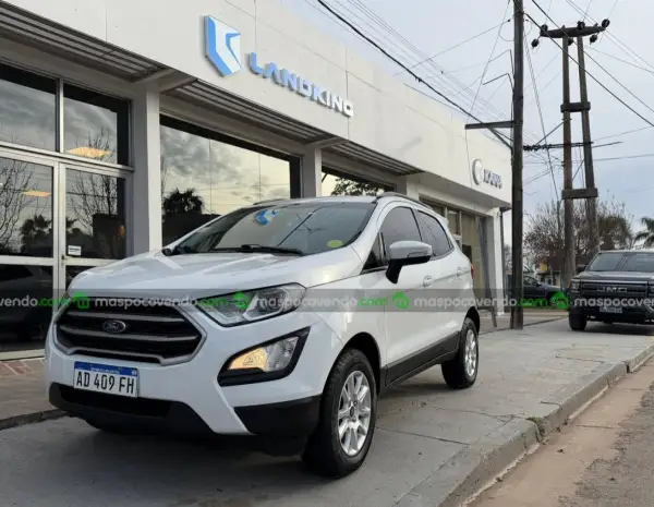 Ford ECOSPORT SE 1.5 Nafta Manual año 2019 blanco. con 105.000Km. RTO VIGENTE. 2019 - foto 1