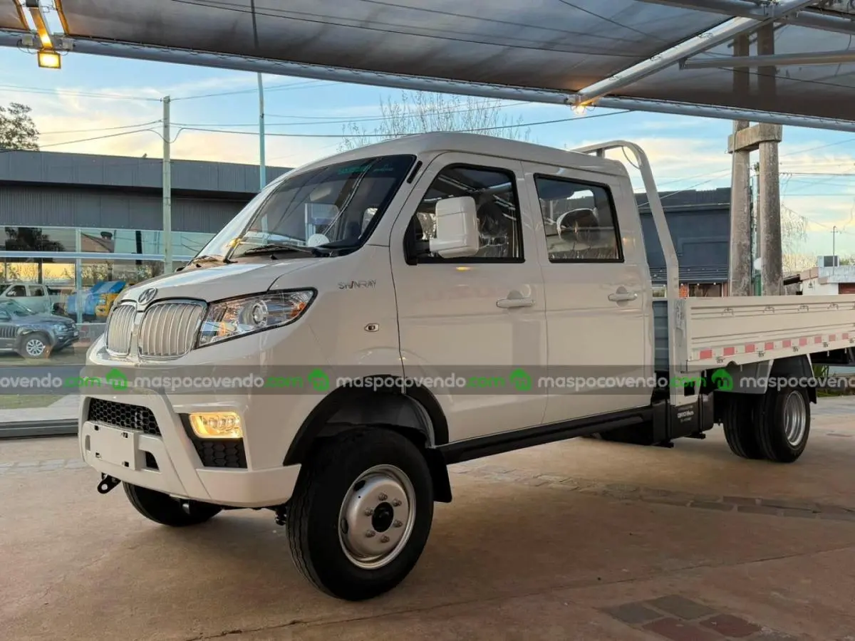 Shineray T52 Doble Cabina Chasis Con Duales 0Km My2026, Blanco.  Orio Hnos  0 - foto 2
