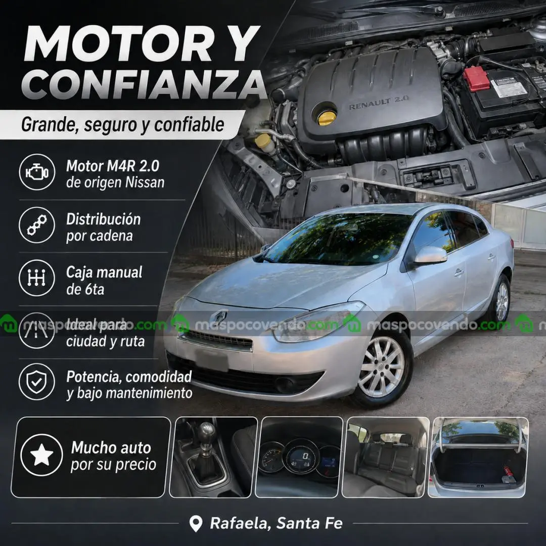Renault Fluence Luxe 2.0 2012 Manual 6Ta – Excelente Estado  2012 - foto 2