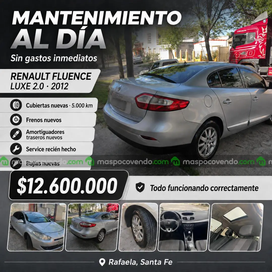 Renault Fluence Luxe 2.0 2012 Manual 6Ta – Excelente Estado  2012 - foto 4