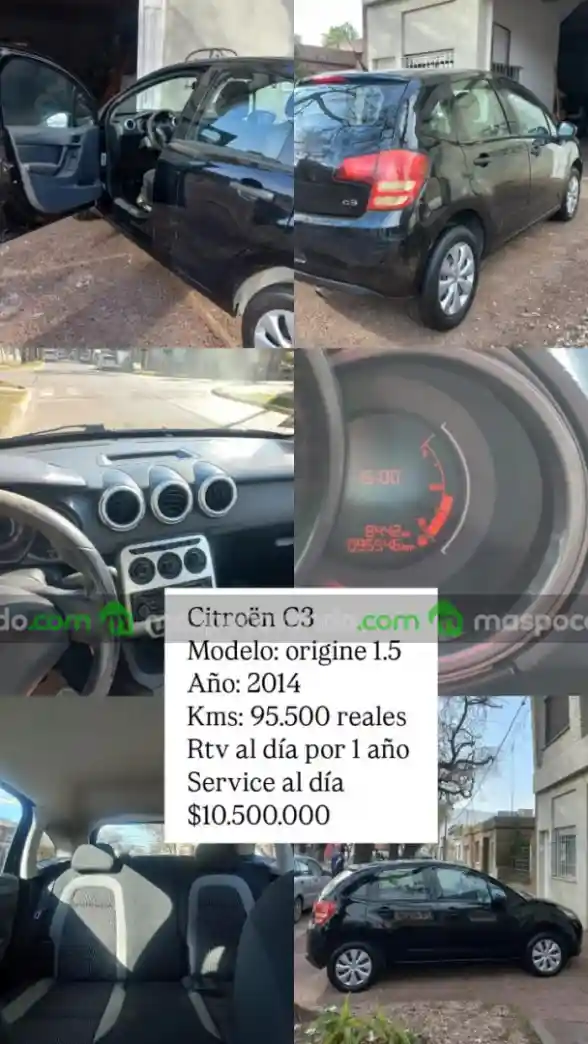 Citroën C3  Modelo: Origine 1.5 Año: 2014  2014 - foto 1