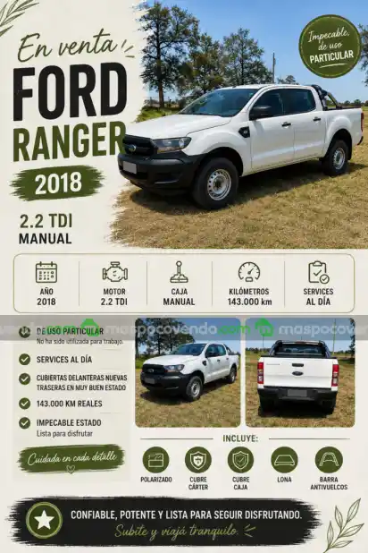 Ford Ranger XL tdi 2.2 4 x 2 - foto 1