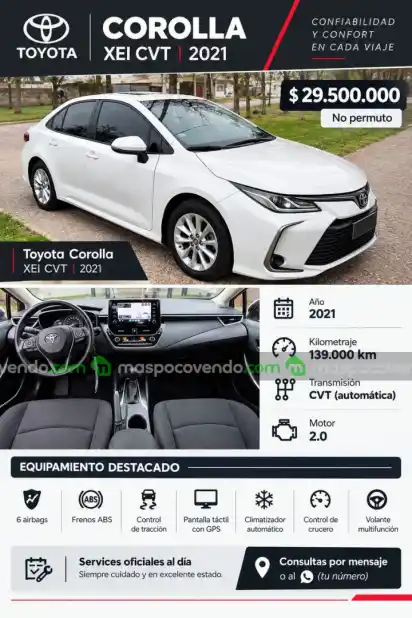 Toyota Corolla Xei Cvt - foto 1