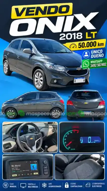 Chevrolet ONIX LT 2018 - 50.000 KM 2018 - foto 1