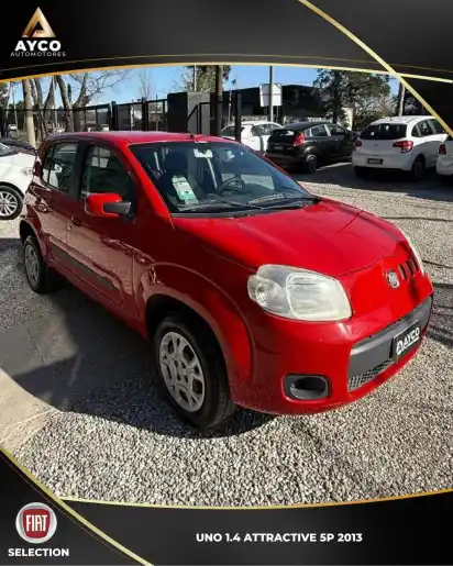 Fiat Uno 1.4 5 Ptas Attractive  2013 - foto 2