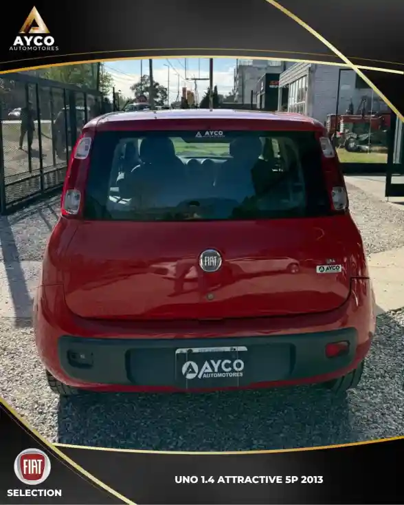 Fiat Uno 1.4 5 Ptas Attractive  2013 - foto 3