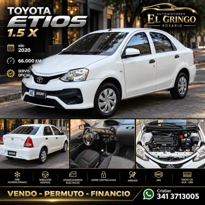Toyota Etios 1.5 4 Ptas X  6Mt       L/18  2020 - foto 1