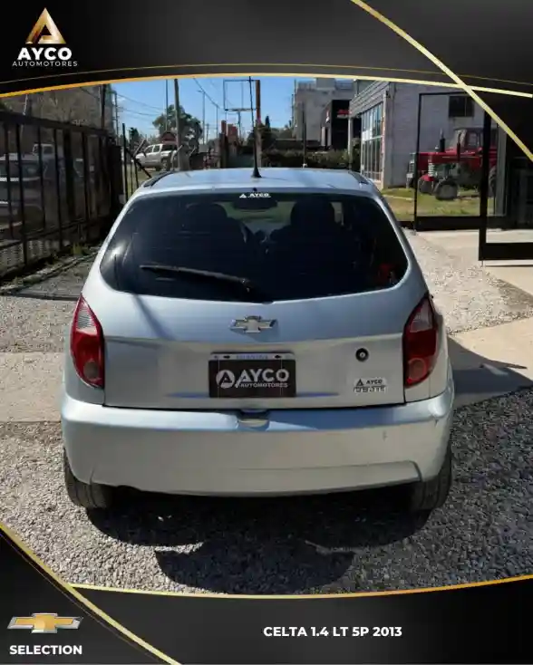 Chevrolet Celta 1.4 5 Ptas Lt  2013 - foto 5