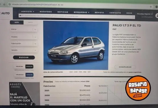 Fiat Palio 1.7 Diesel El 3P  1999 - foto 5