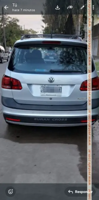 Volkswagen Suran Cross. 60000 Km. Dueño Directo  2014 - foto 3