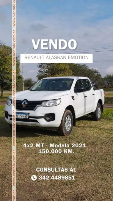 Renault Alaskan Emotion 4X2 Mt  2021 - foto 1