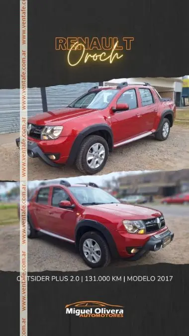 Renault Oroch Outsider Plus 2.0 Cj/6Ta-Canje-Finan  2017 - foto 1