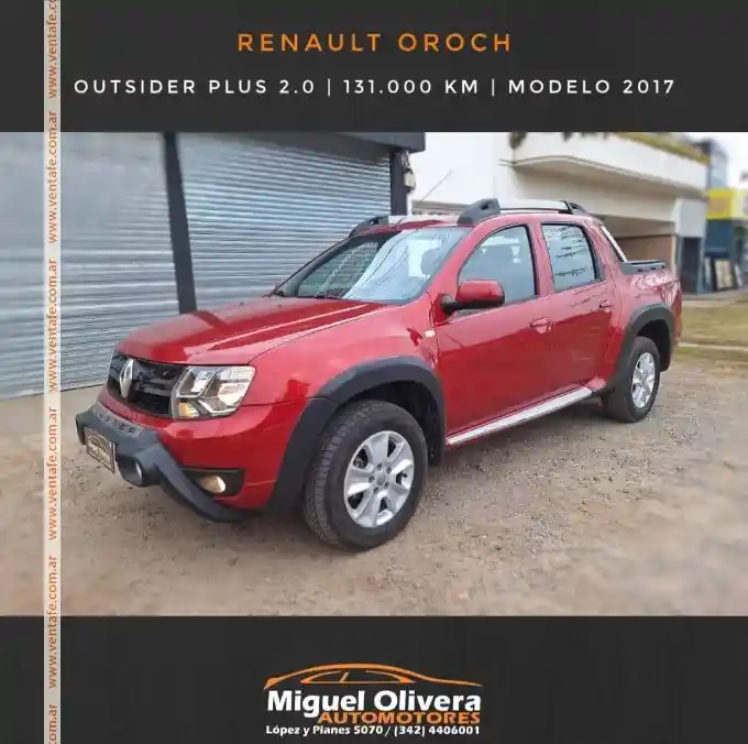Renault Oroch Outsider Plus 2.0 Cj/6Ta-Canje-Finan  2017 - foto 2