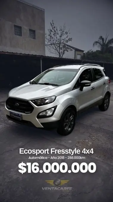 Ford EcoSport Freestyle 4x4 Automatica - Año 2018 2018 - foto 1