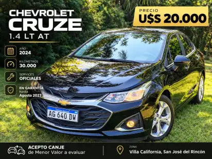 Chevrolet Cruze 5P Lt At. Año 2024. 30.000Kms  2024 - foto 1