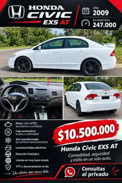 Honda Civic Exs At - foto 1