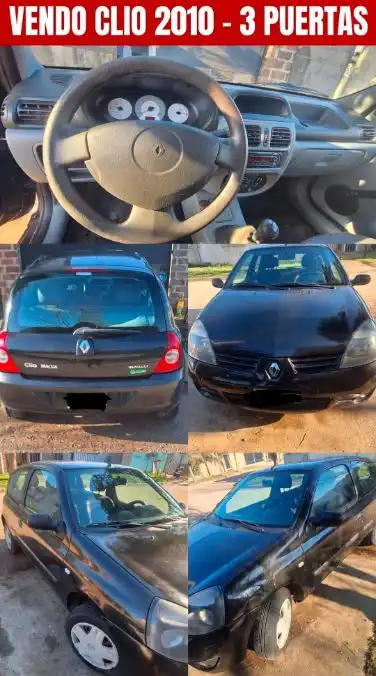Renault Clio Authentic - 3 Puertas - 2010  2010 - foto 1